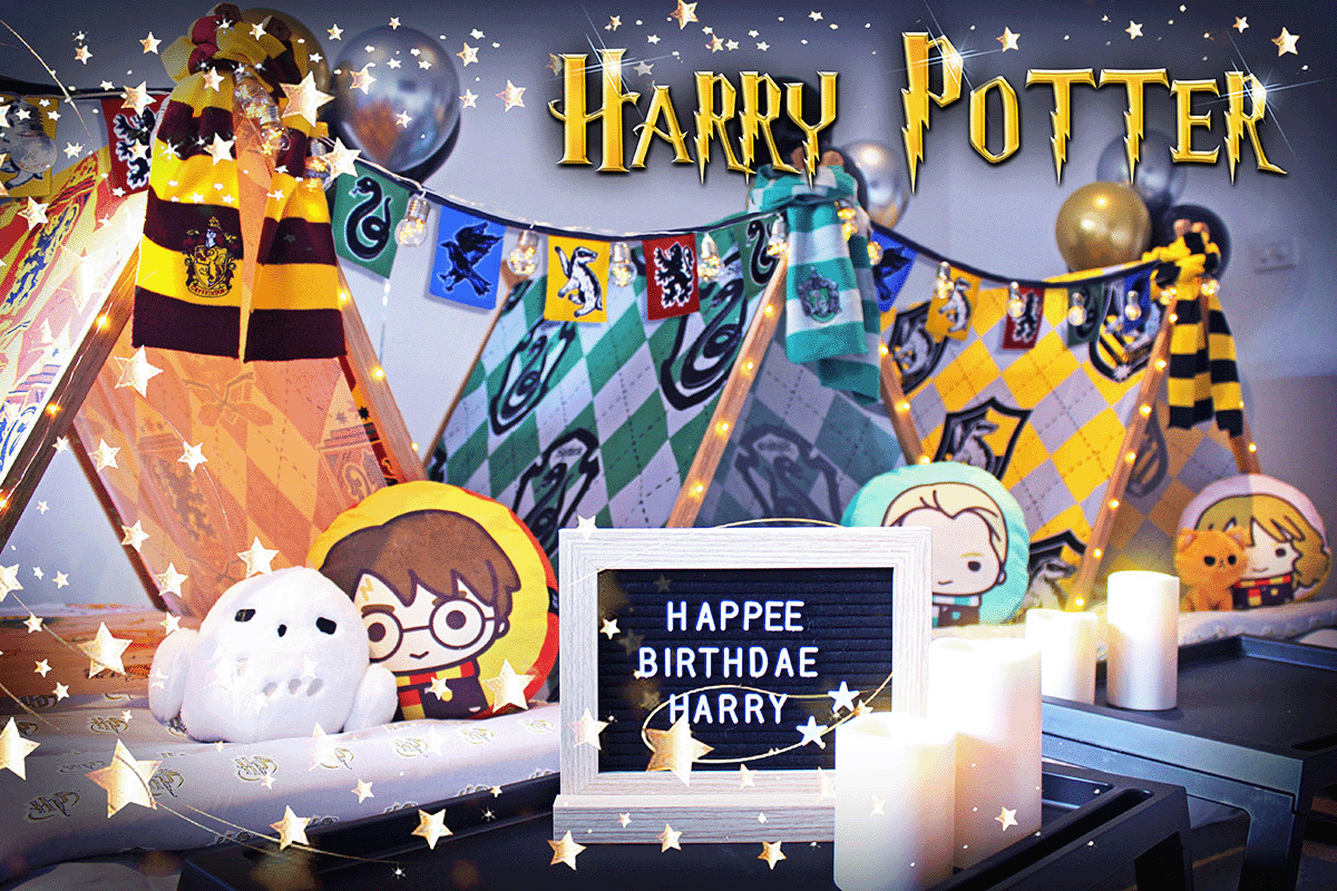 For a Harry Potter themed teepee party!